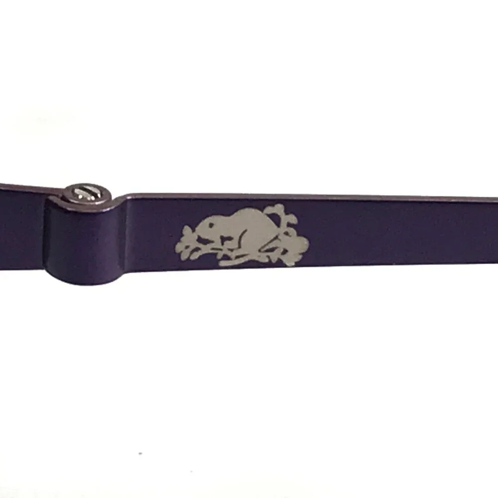 Roots Canada Eyeglasses Frames RT698 PLM CEN Purple Cat Eye Full Rim 52-16-135